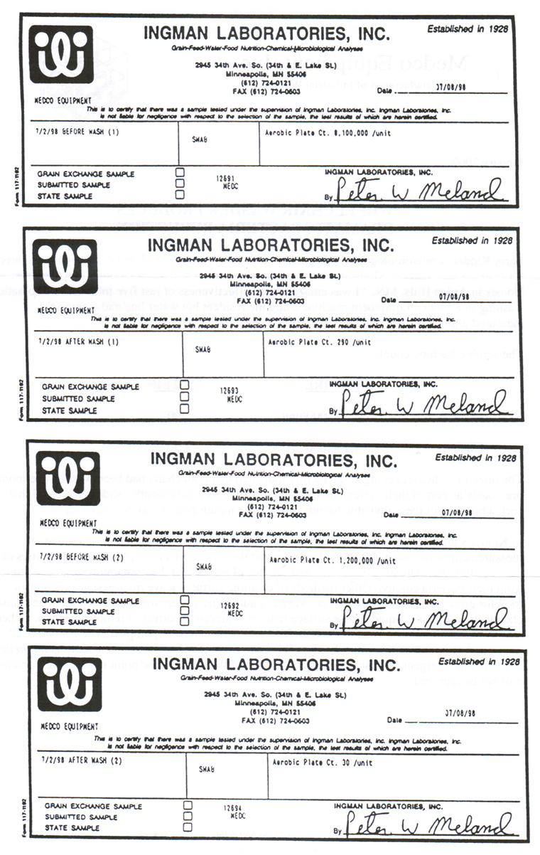 Bacteria Lab Study Certifications